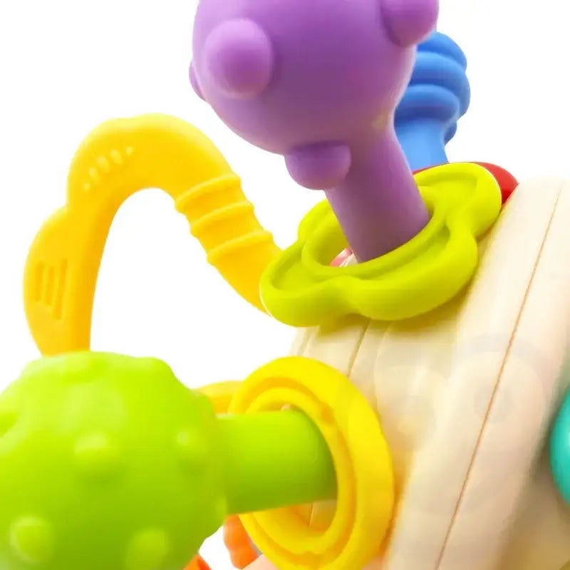 WOOPIE BABY 2w1 grzechotka i gryzak, stymulująca rozwój zmysłów i koordynacji niemowląt - zabawki-dla-dziewczynki