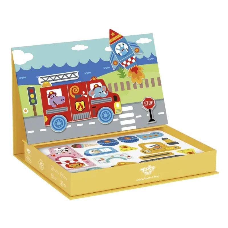 TOOKY TOY Układanka edukacyjna 80 elementów rozwój logicznego myślenia - zabawki-dla-dziewczynki