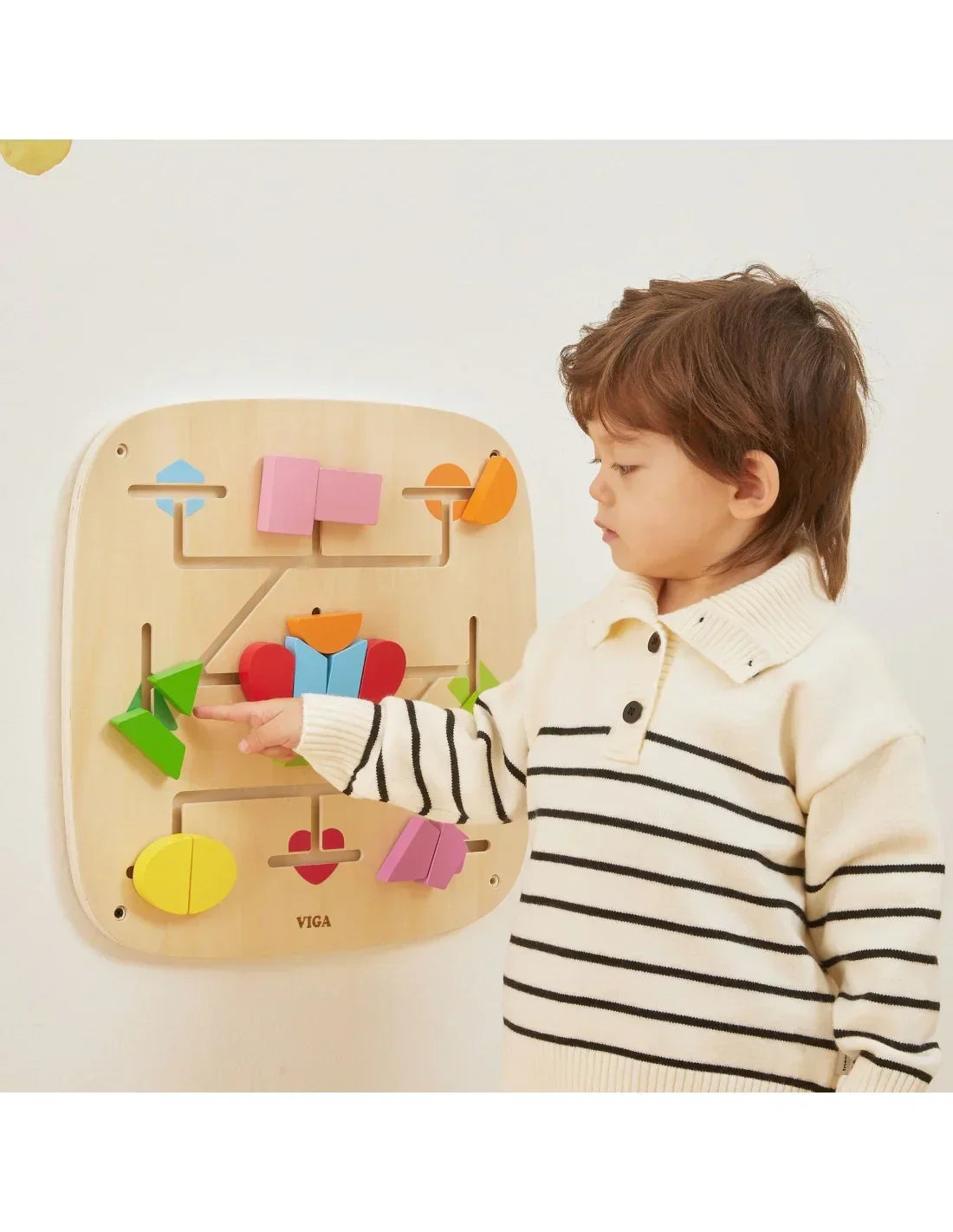 Zabawka Montessori panel ścienny 16 ruchomych części - zabawki-dla-dziewczynki