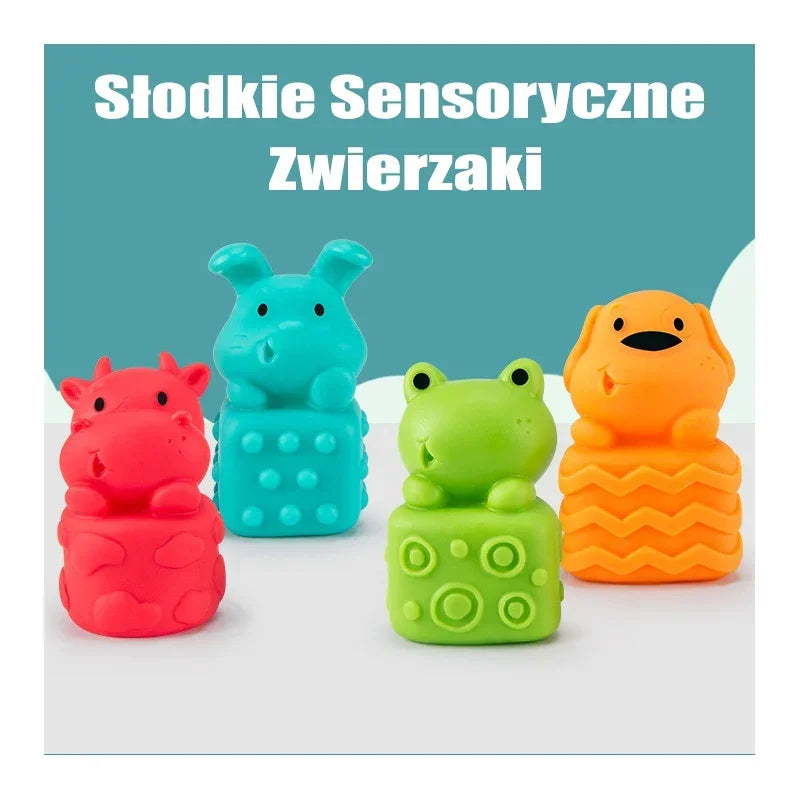Puzzle sensoryczne z efektami dźwiękowymi dla maluchów 20 el. - zabawki-dla-dziewczynki