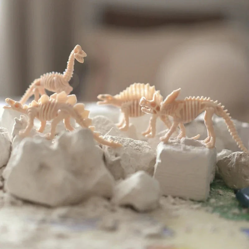 WOOPIE Wykopalisko "Mały Archeolog" 6 Szkieletów Dinozaurów - zabawki-dla-dziewczynki