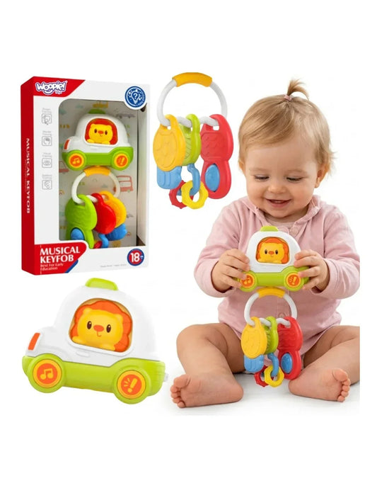 Woopie Baby interaktywny pilot samochodzik z kluczykami i gryzakiem - zabawki-dla-dziewczynki