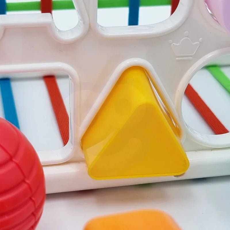 WOOPIE BABY Elastyczna Kostka Sensoryczna Sorter dla Dzieci Kolorowe Kształty Alfabet 15 el. - zabawki-dla-dziewczynki