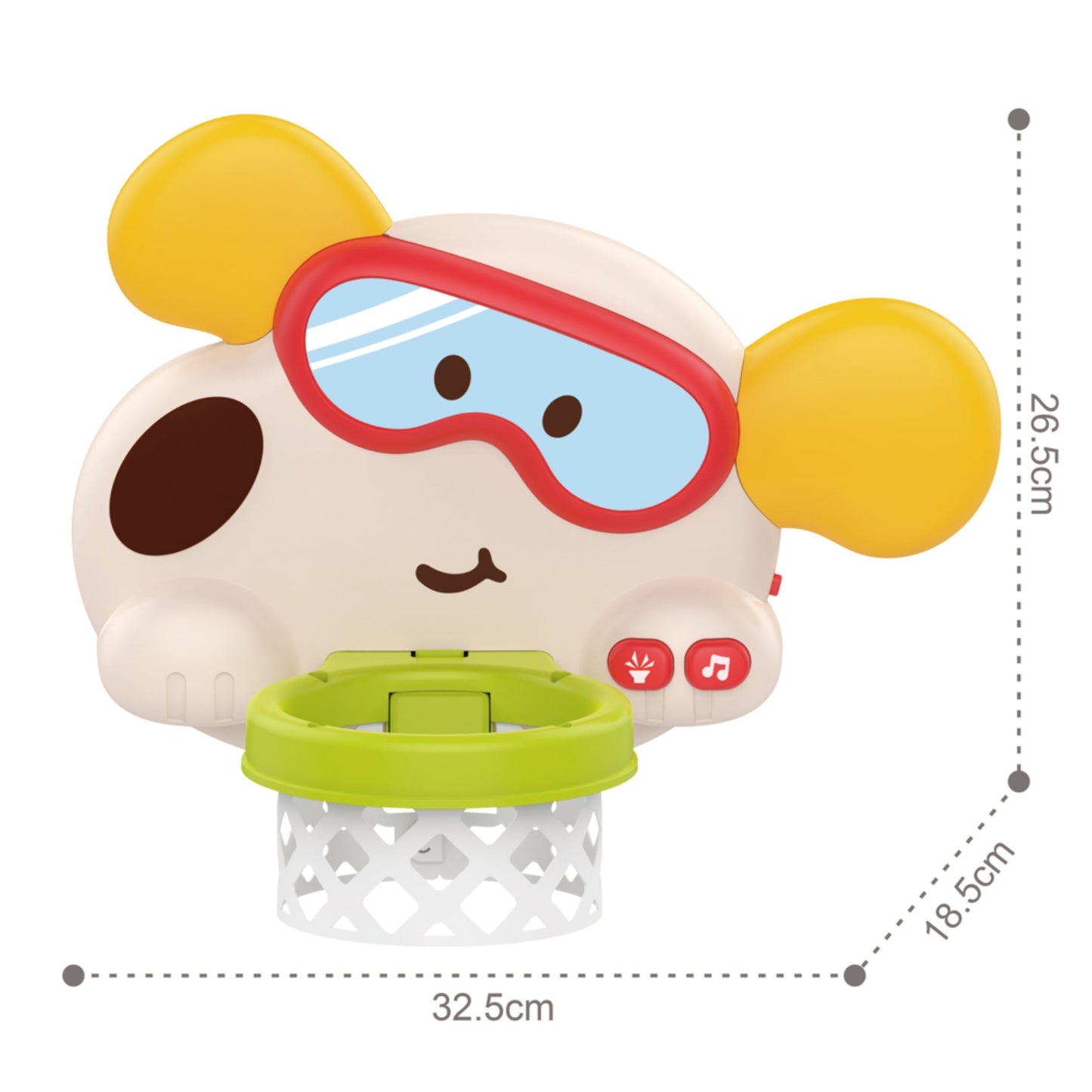 4-WOOPIE BABY Interaktywny Kosz Do Koszykówki Piesek Dla Dzieci-4