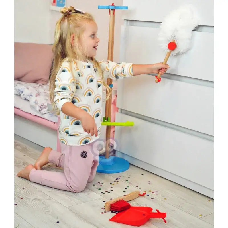TOOKY TOY drewniany zestaw sprzątania dla dzieci - zabawki-dla-dziewczynki