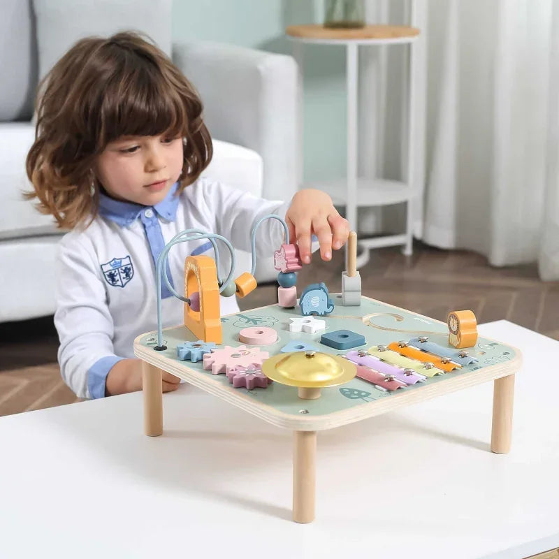 Edukacyjny stolik Montessori dla dzieci - zabawki-dla-dziewczynki