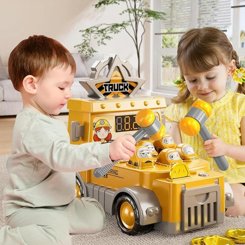 WOOPIE zabawka edukacyjna uderz kreta plac budowy - zabawki-dla-dziewczynki