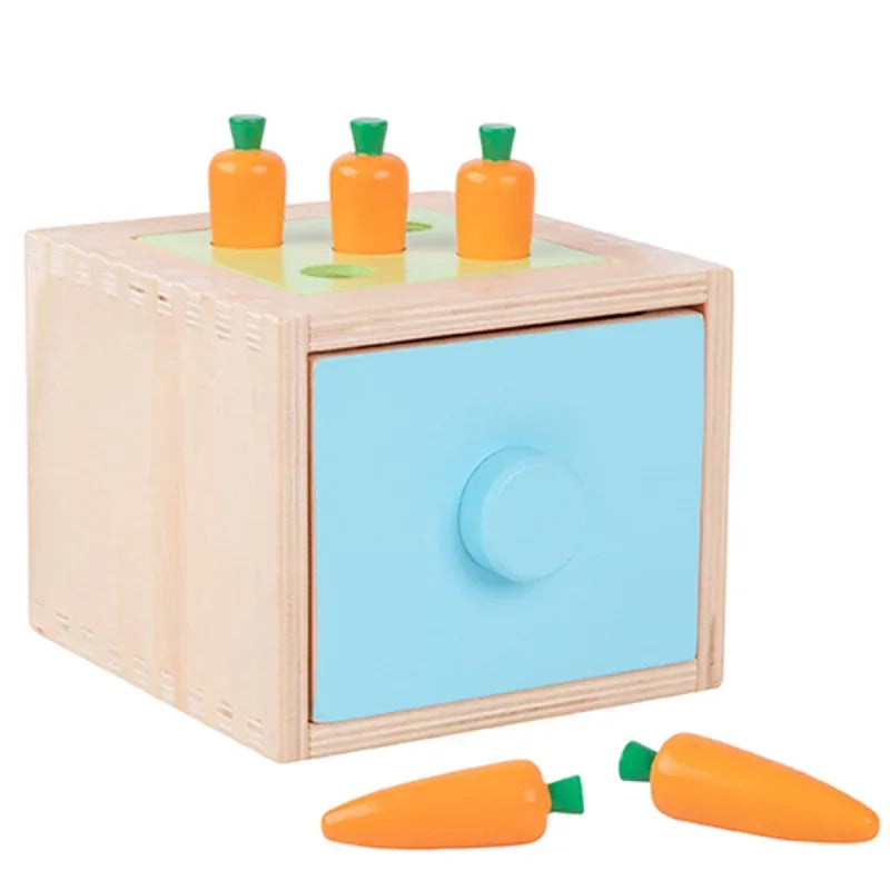 Drewniany sorter WOOPIE GREEN szuflada Montessori zabawka edukacyjna - zabawki-dla-dziewczynki