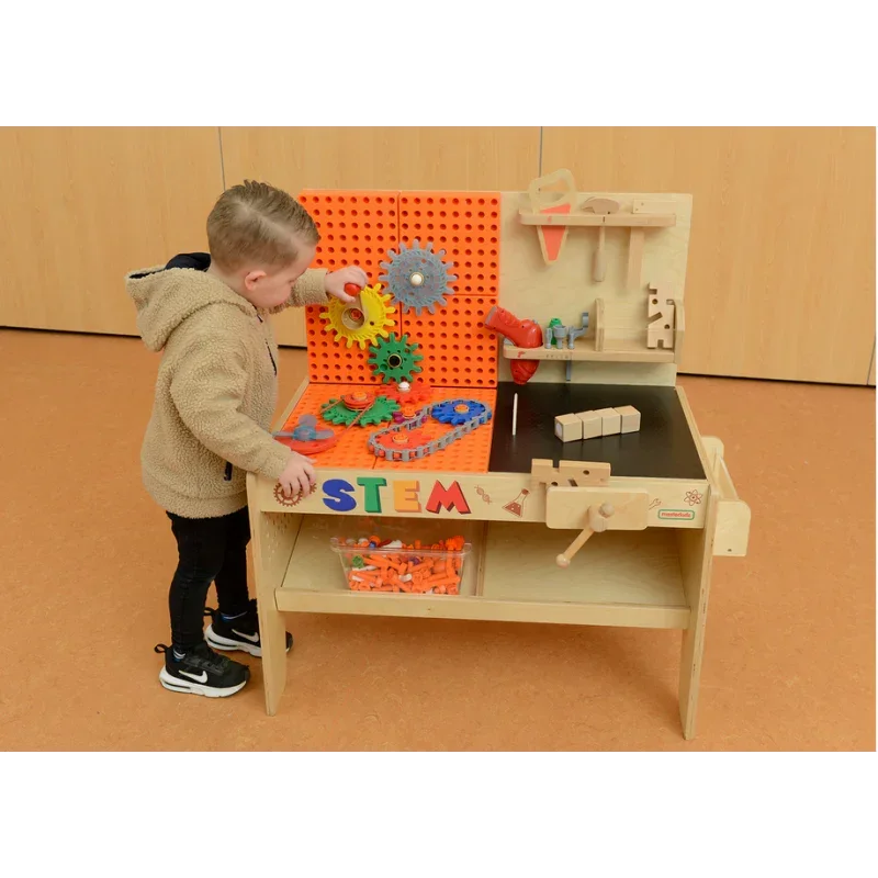 MASTERKIDZ Warsztat Montessori STEM XXL z narzędziami do zabawy w domu - zabawki-dla-dziewczynki