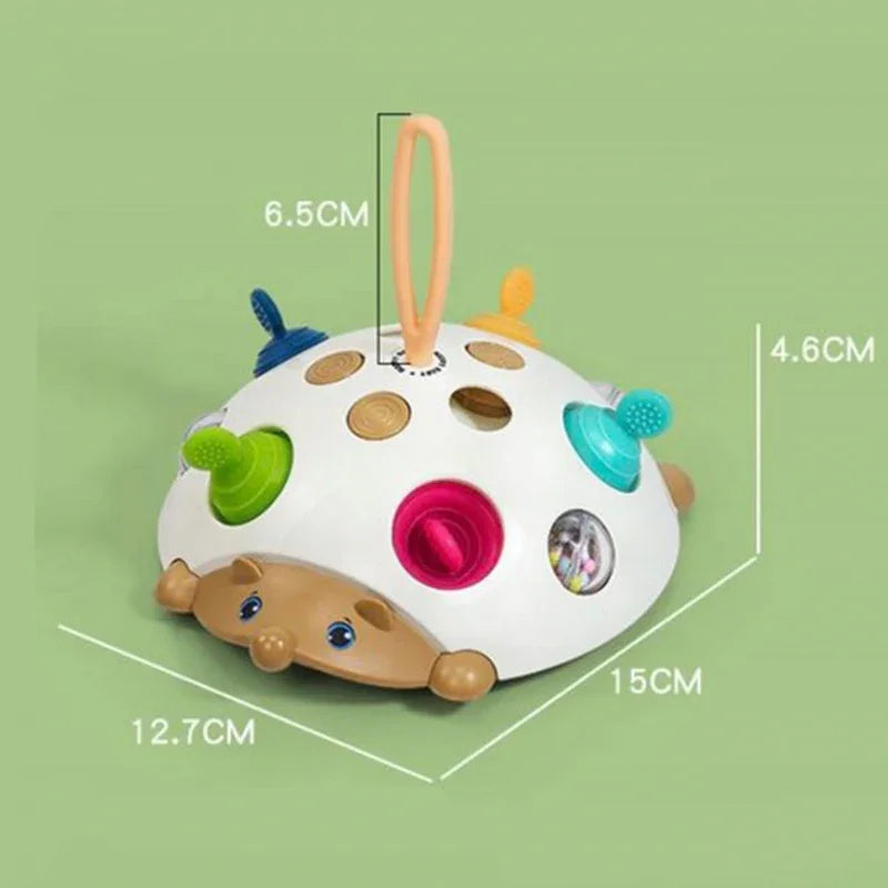 WOOPIE BABY Zabawka Sensoryczna 4w1 Jeżyk Pop-it Aktywizujący - zabawki-dla-dziewczynki