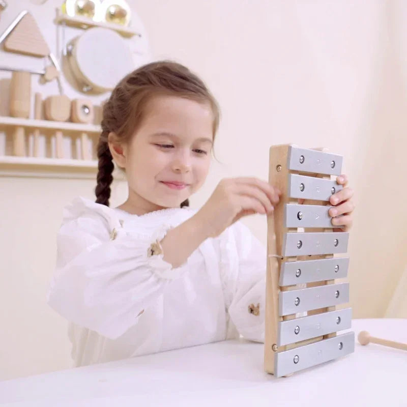 VIGA instrumenty perkusyjne tablica muzyczna drewniana dla dzieci - zabawki-dla-dziewczynki