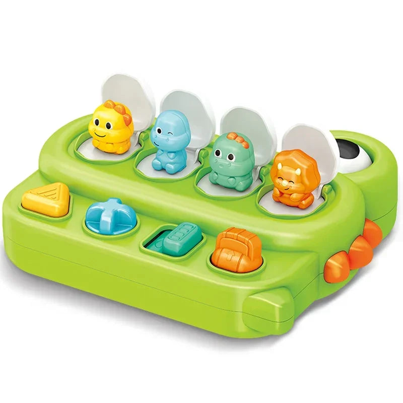 Dinozaury wyskakujące WOOPIE BABY panel edukacyjny dla dziecka - zabawki-dla-dziewczynki