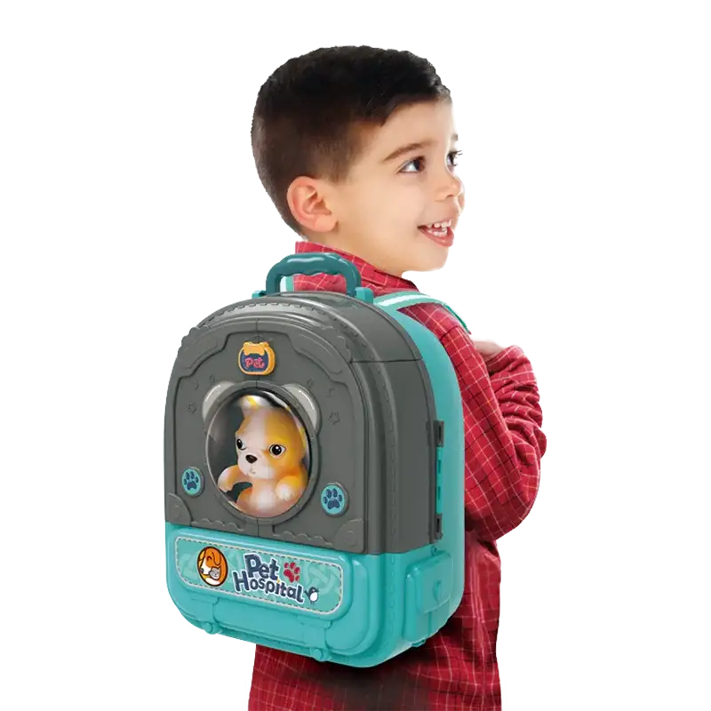 WOOPIE zestaw do opieki nad pieskiem domek 3w1 - zabawki-dla-dziewczynki