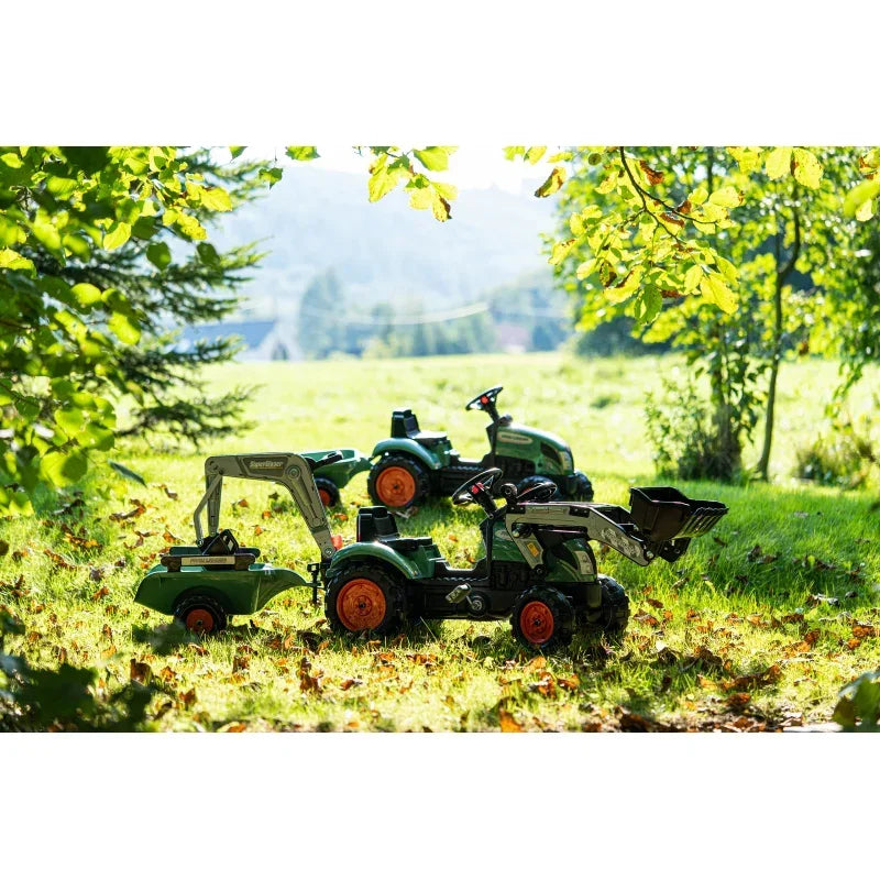 FALK Farm Lander traktor z łyżką koparko-ładowarki dla dzieci 2–5 lat - zabawki-dla-dziewczynki