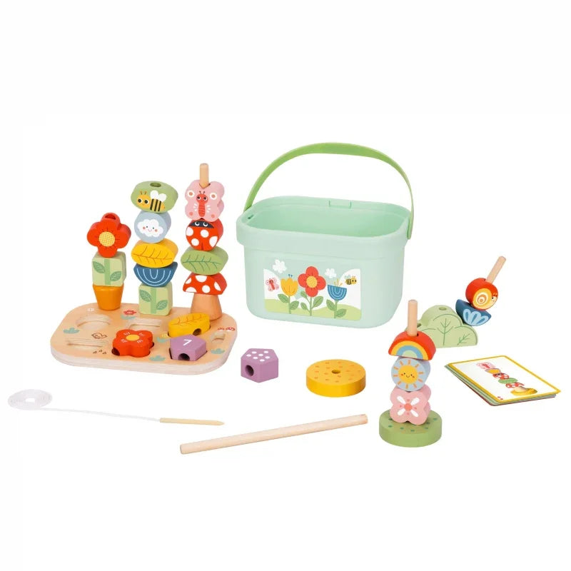 TOOKY TOY Box Edukacyjny 5 w1 Magiczny Ogród Montessori - zabawki-dla-dziewczynki