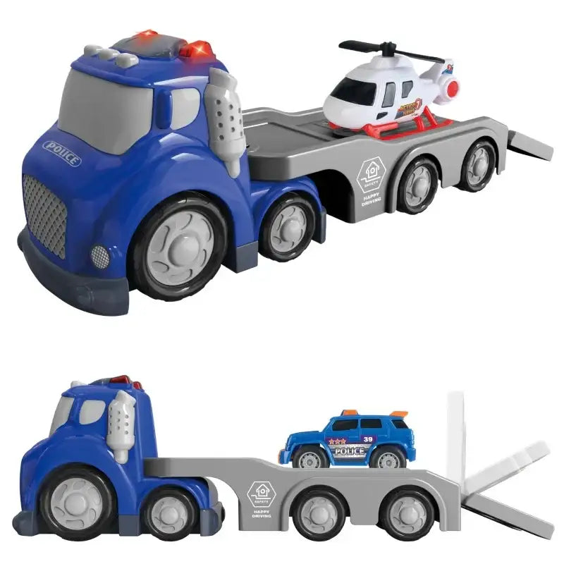 Zabawka WOOPIE niebieska laweta City Truck dla chłopców - zabawki-dla-dziewczynki