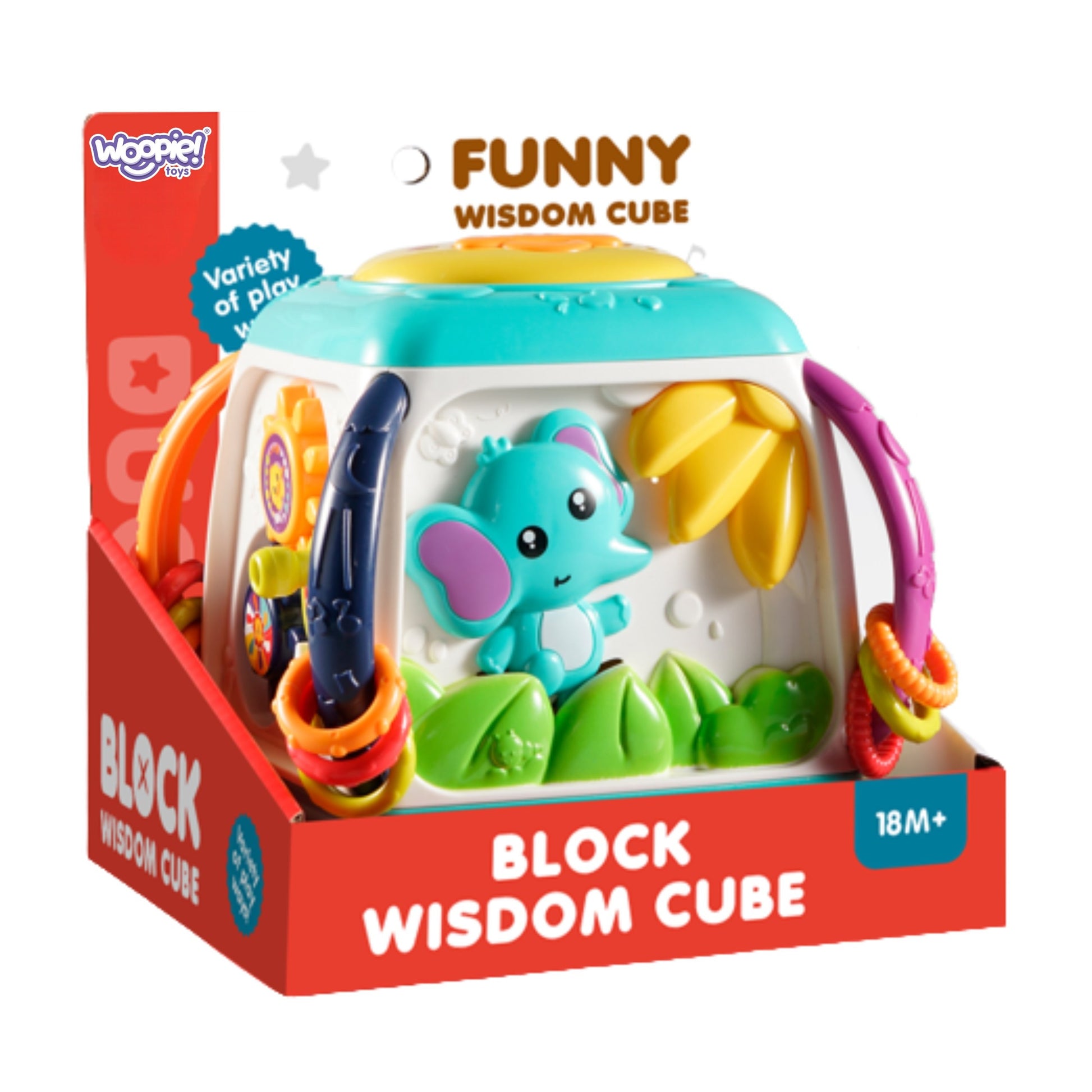 7-WOOPIE BABY Interaktywna Kostka Edukacyjna Wielofunkcyjna 18m+-7