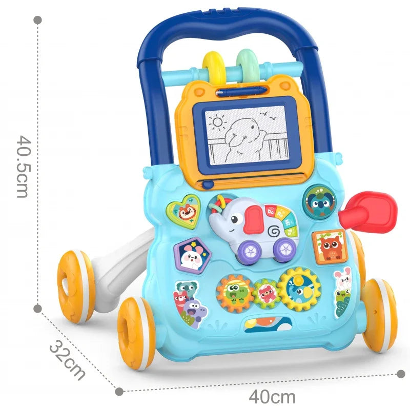 WOOPIE BABY Interaktywny Chodzik Pchacz Muzyczny + Znikopis - zabawki-dla-dziewczynki