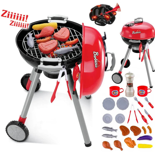 WOOPIE Grill dla dzieci ze światłem i dźwiękiem z akcesoriami - zabawki-dla-dziewczynki
