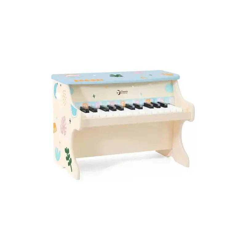 CLASSIC WORLD Pianino Muzyczne dla Dzieci Nauka Gry + Książeczka - zabawki-dla-dziewczynki