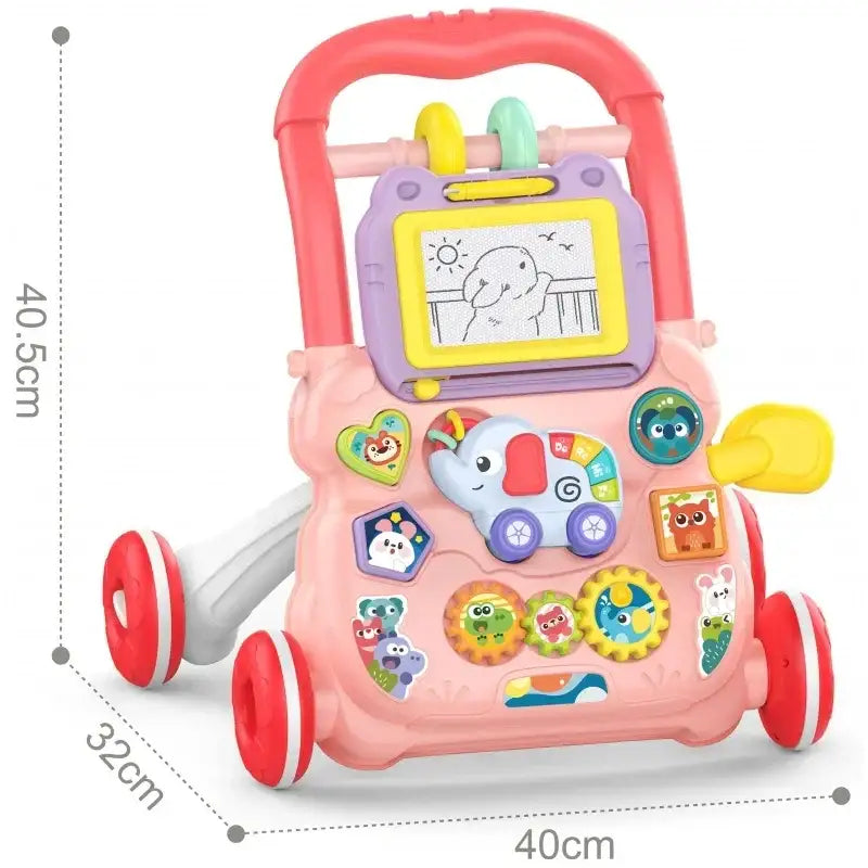 WOOPIE BABY Interaktywny Chodzik Pchacz Muzyczny + Znikopis - zabawki-dla-dziewczynki