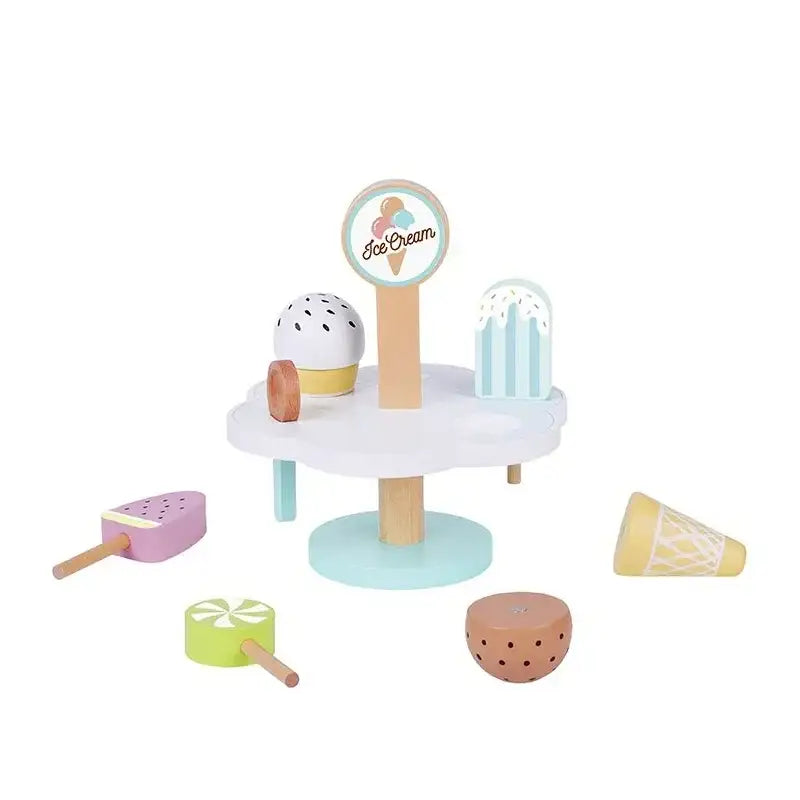 TOOKY TOY drewniane lody magnetyczne na stojaku - zabawki-dla-dziewczynki