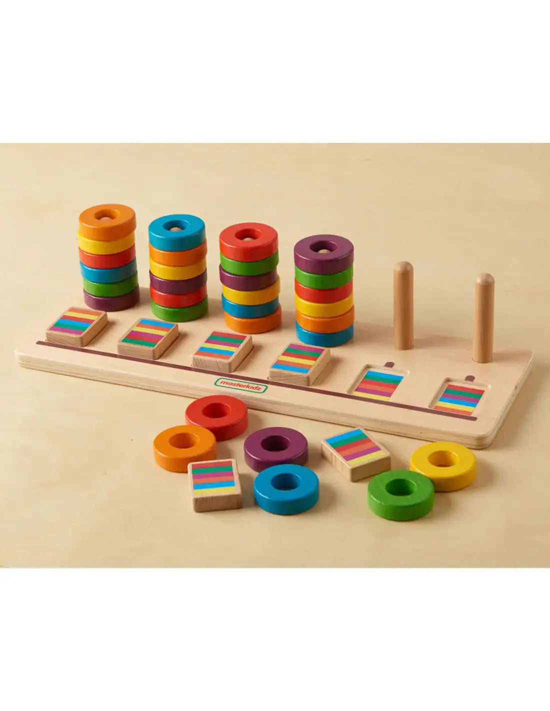 4-MASTERKIDZ Układanka Nauka Liczenia i Kolorów Sorter Montessori-4