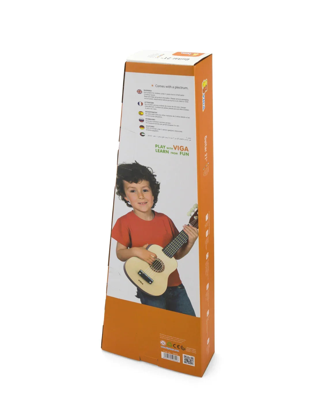 Instrument dla dzieci gitara naturalna Viga Toys - zabawki-dla-dziewczynki