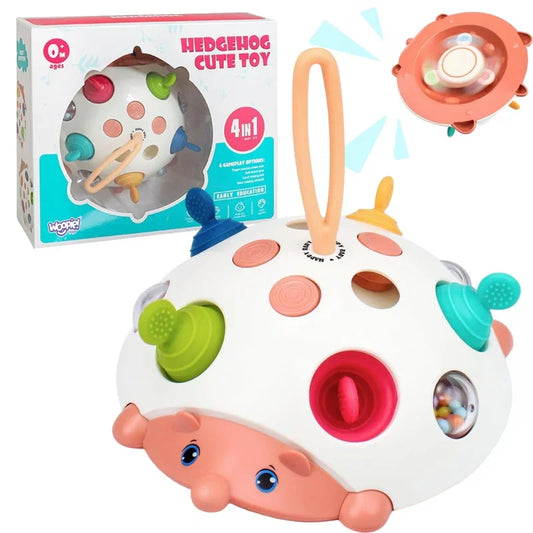 WOOPIE BABY Zabawka Sensoryczna 4w1 Jeżyk Pop-it Aktywizujący - zabawki-dla-dziewczynki
