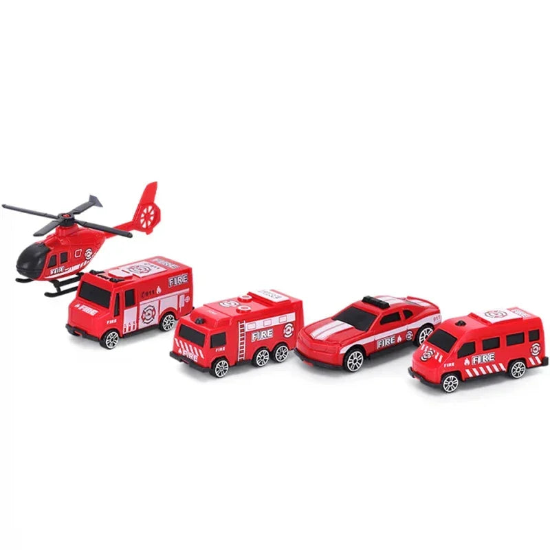 Kolejka WOOPIE elektryczna tor samochodowy auta straż helikopter rozwój zdolności  - zabawki-dla-dziewczynki