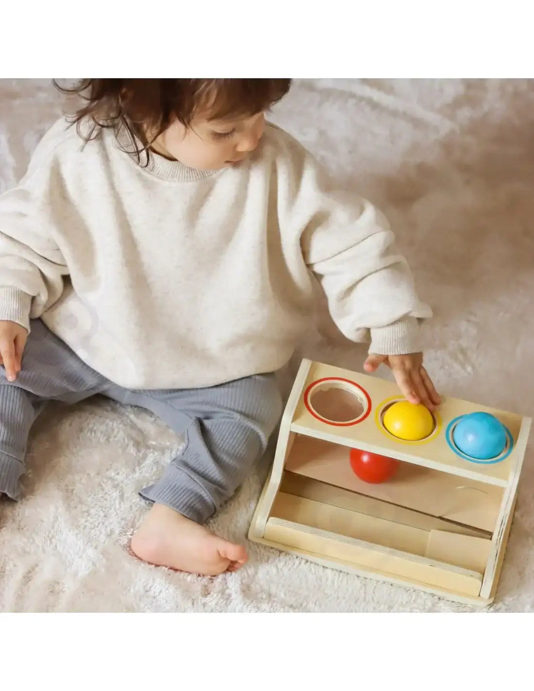 Box edukacyjny Montessori WOOPIE GREEN FSC dla dzieci - zabawki-dla-dziewczynki