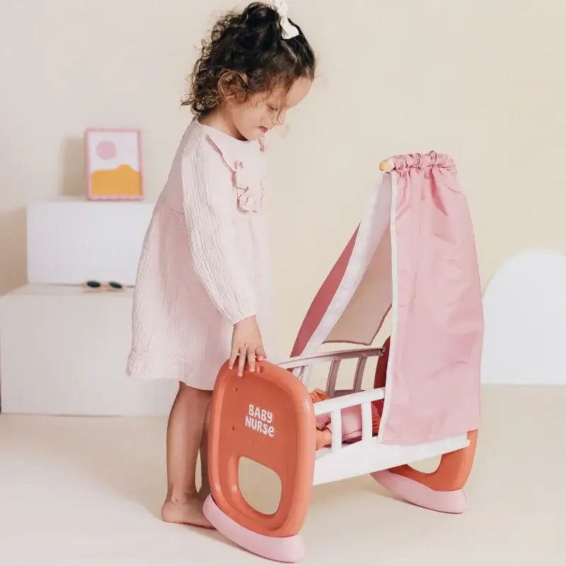 Kołyska dla lalek Smoby Baby Nurse zabawka kreatywna edukacyjna - zabawki-dla-dziewczynki
