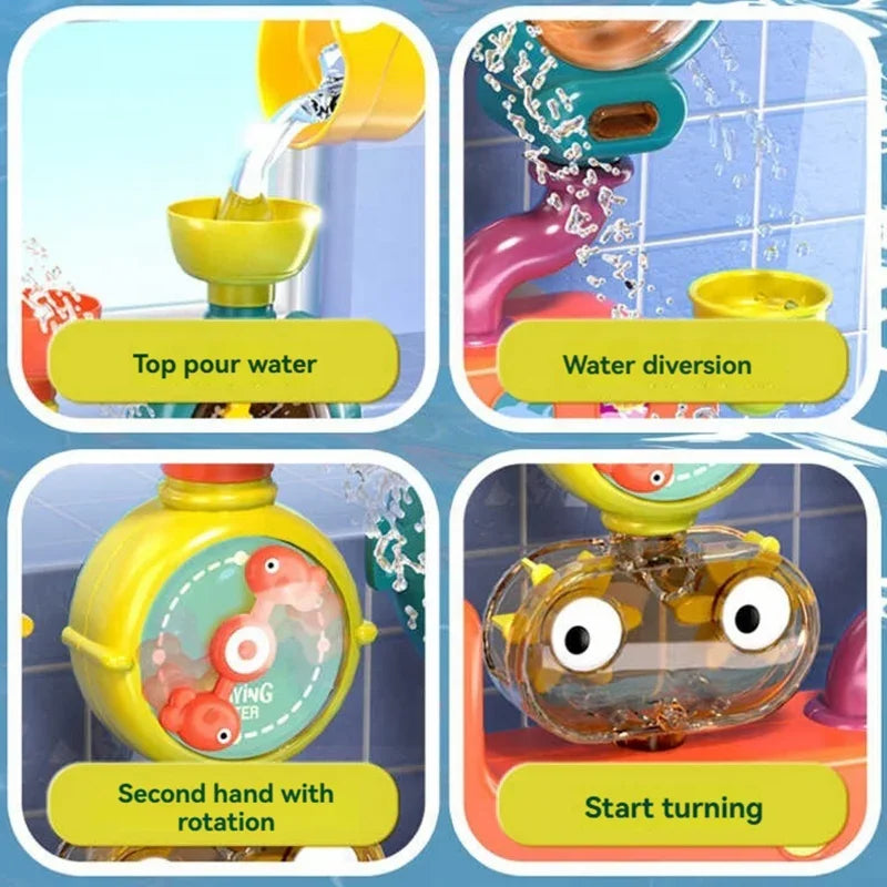 WOOPIE BABY Zabawka do Kąpieli Kranik Prysznic Fontanna Przelewowa Kaczuszka - zabawki-dla-dziewczynki