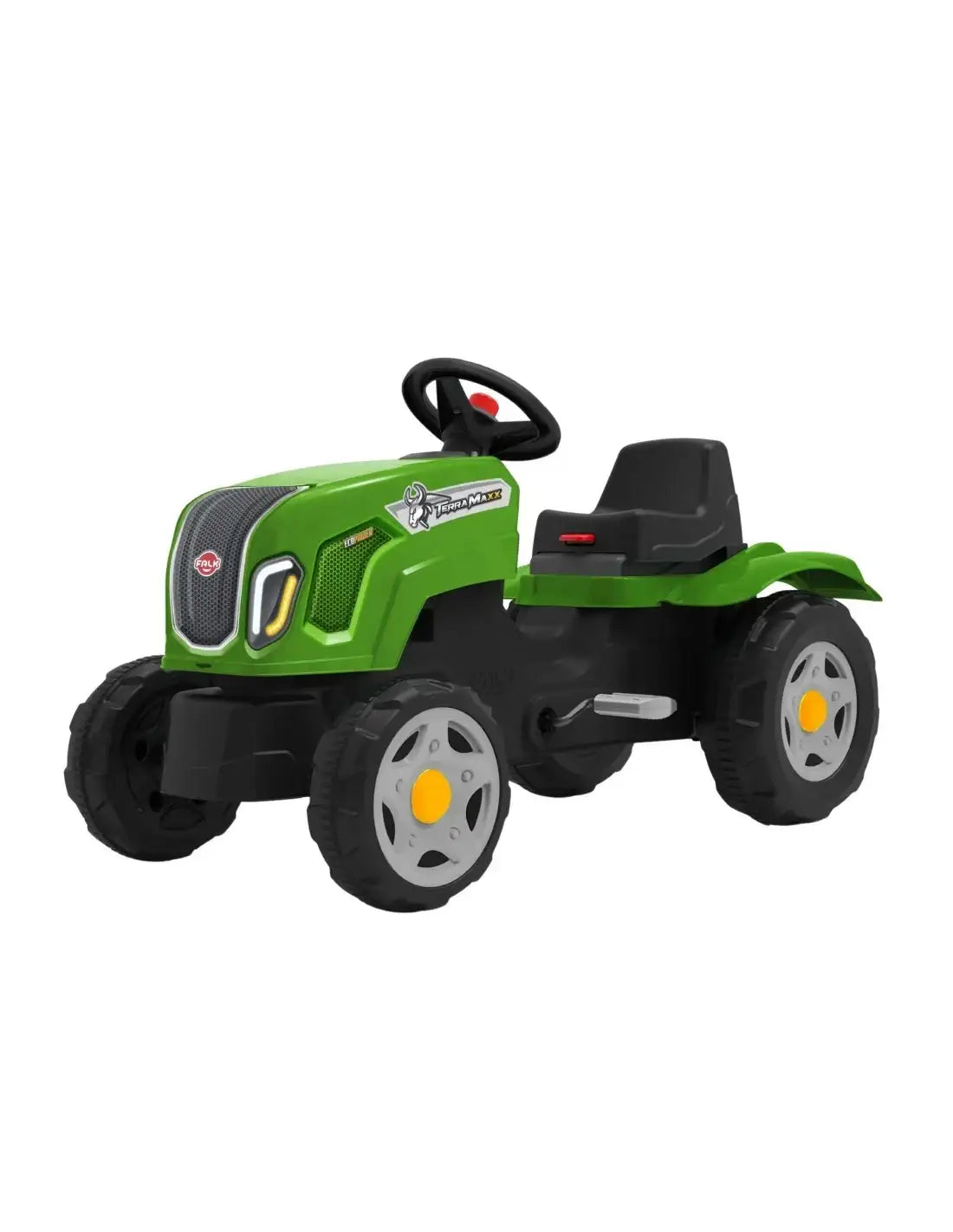 Ekologiczny traktor na pedały FALK Claas Terra Maxx – wykonany w 75% z plastiku z recyklingu - zabawki-dla-dziewczynki