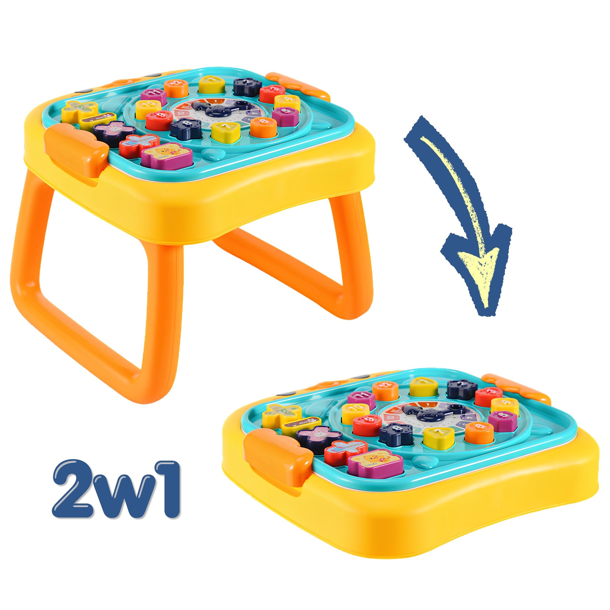 6-WOOPIE Interaktywny Stolik Edukacyjny Warsztat i Tablica 3w1-6
