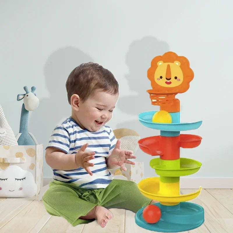 WOOPIE BABY Tor Zjeżdzalnia Kulek Wieża z Piłeczkami Kulodrom - zabawki-dla-dziewczynki