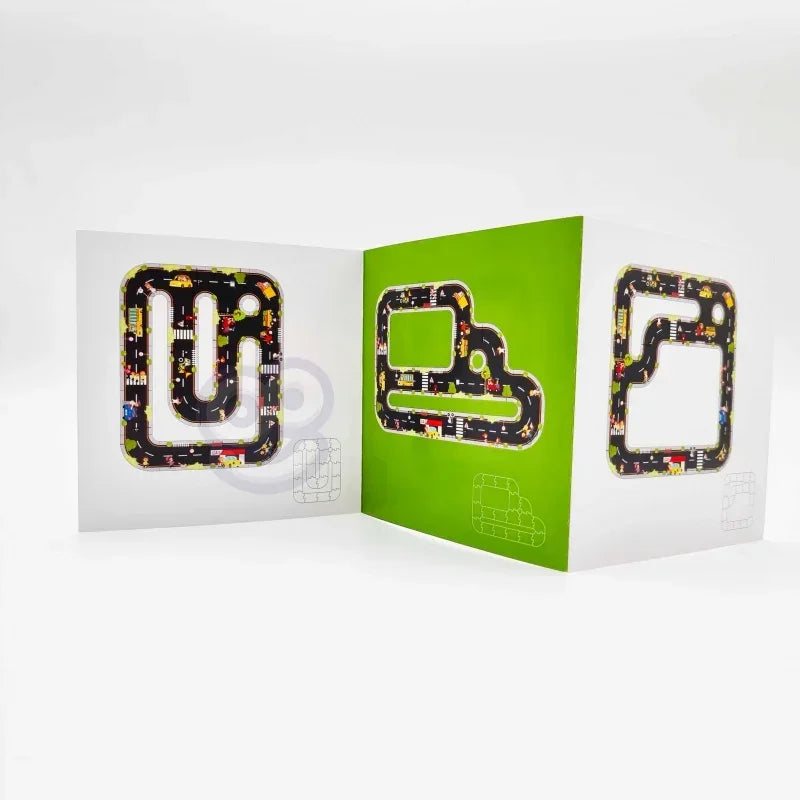 WOOPIE GREEN Droga Puzzle makieta drogi z elementami edukacyjnymi - zabawki-dla-dziewczynki