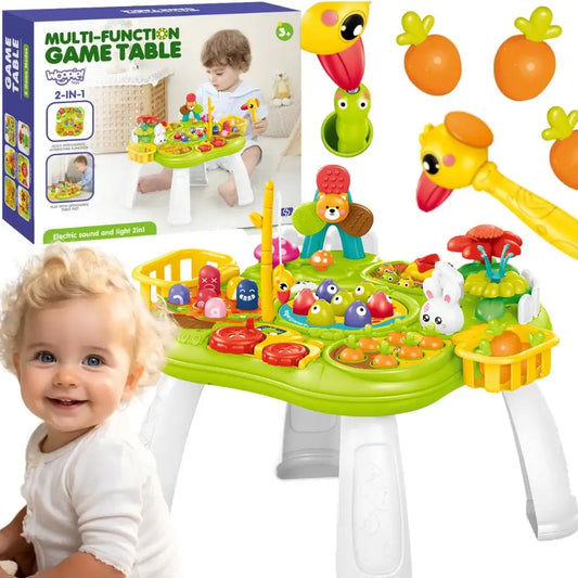 WOOPIE BABY stolik edukacyjny 2w1 rozwijający motorykę i kreatywność dziecka