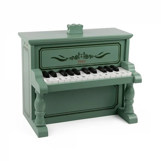 CLASSIC WORLD Pianinko Vintage z Książeczką do Nauki - zabawki-dla-dziewczynki