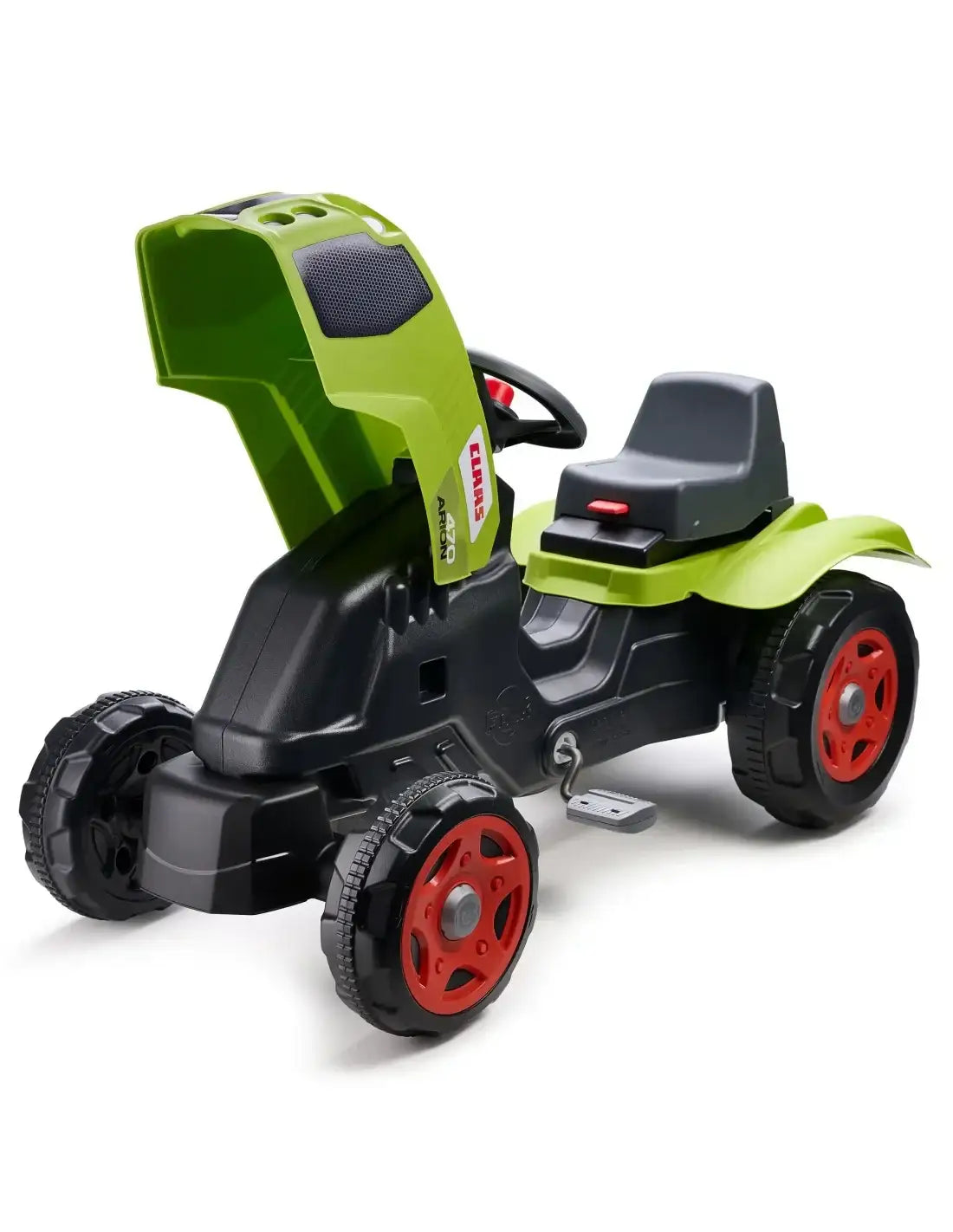 Traktor na pedały FALK Claas Arion 470 z odczepianą przyczepką - zabawki-dla-dziewczynki