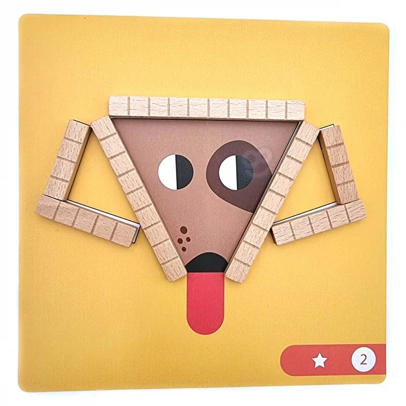 TOOKY TOY magnetyczna układanka 49 elementów - zabawki-dla-dziewczynki