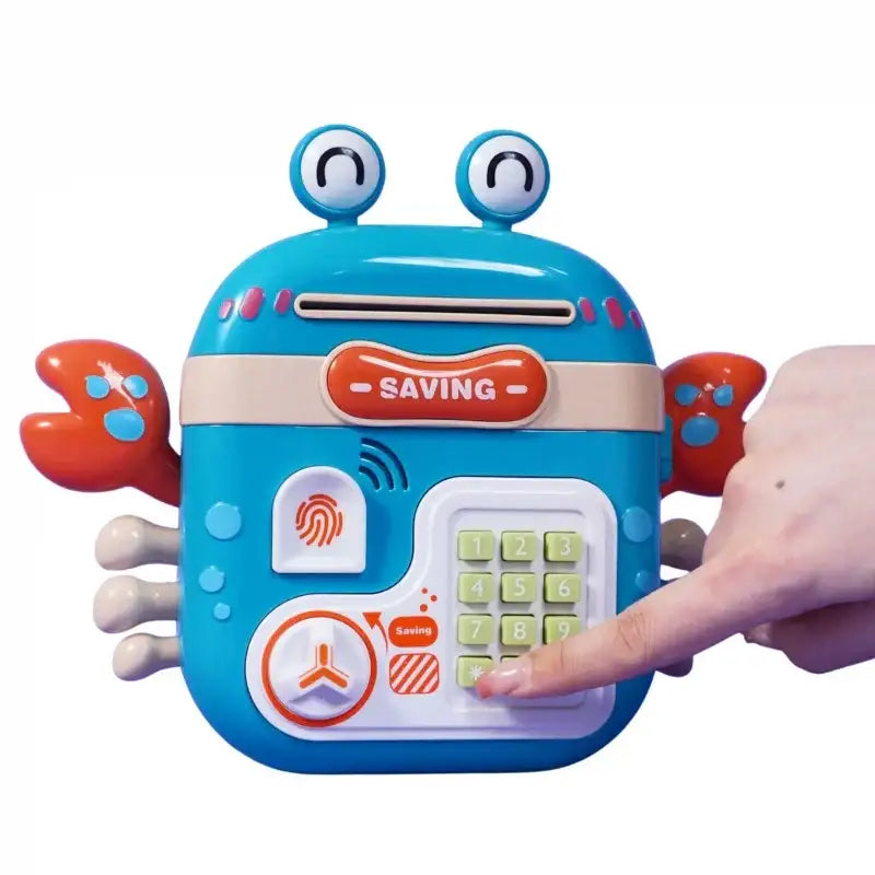 WOOPIE skarbonka sejf bankomat plecak krab dla dzieci  - zabawki-dla-dziewczynki