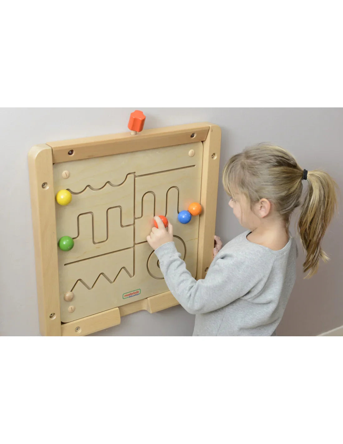 Drewniana zabawka edukacyjna Montessori  - zabawki-dla-dziewczynki
