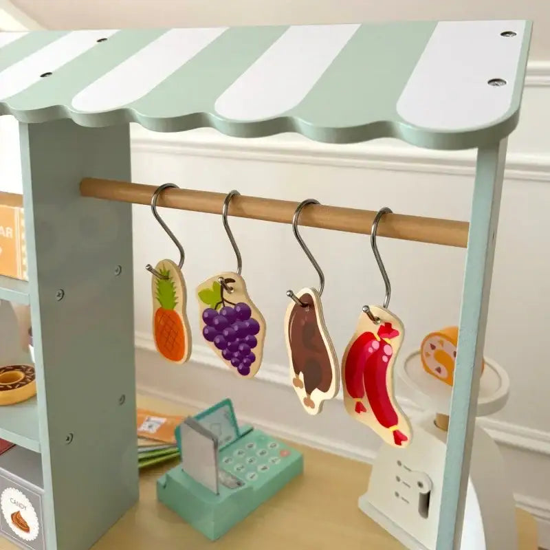 WOOPIE GREEN drewniany sklepik food truck kreatywna zabawa dla dzieci - zabawki-dla-dziewczynki