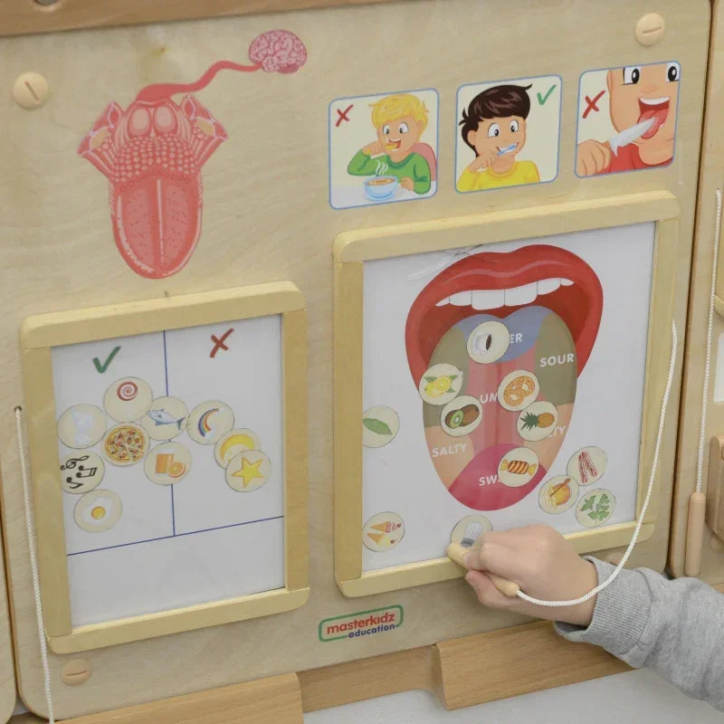 Tablica edukacyjna MASTERKIDZ zmysł smaku nauka przez zabawę - zabawki-dla-dziewczynki