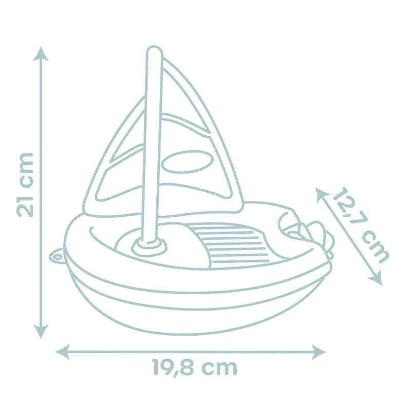 5-Smoby Little Żaglówka z Bioplastiku do Wody-5