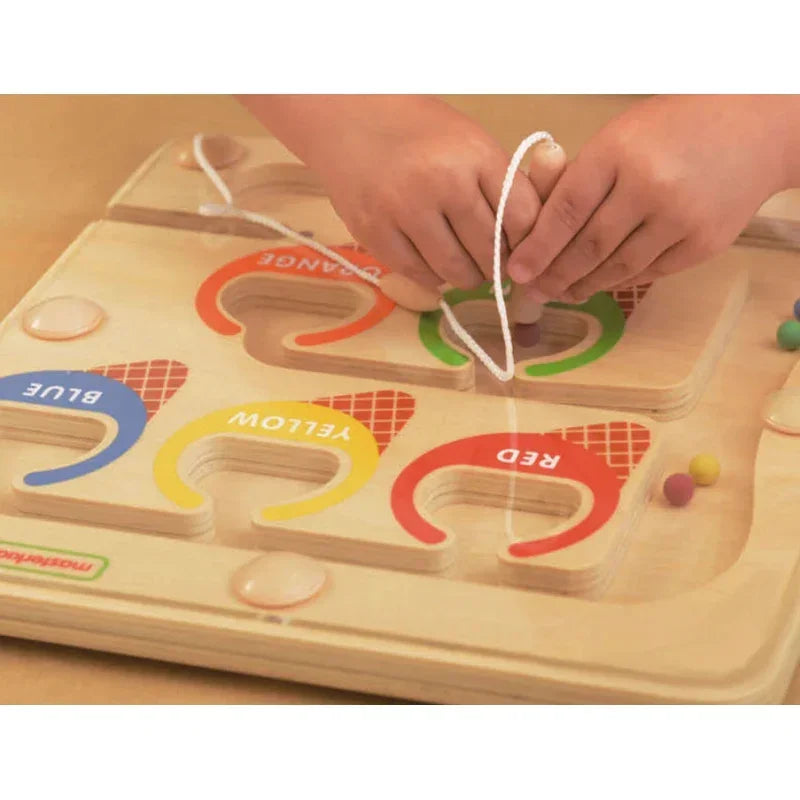 Zabawa i nauka z MASTERKIDZ Labirynt Magnetyczny Sorter Kolorów EDU - zabawki-dla-dziewczynki