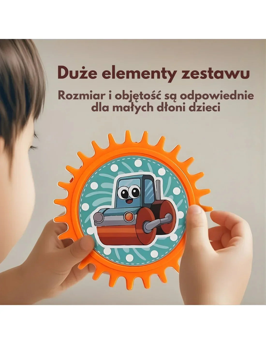 WOOPIE klocki mechaniczne zębatki 18 elementów