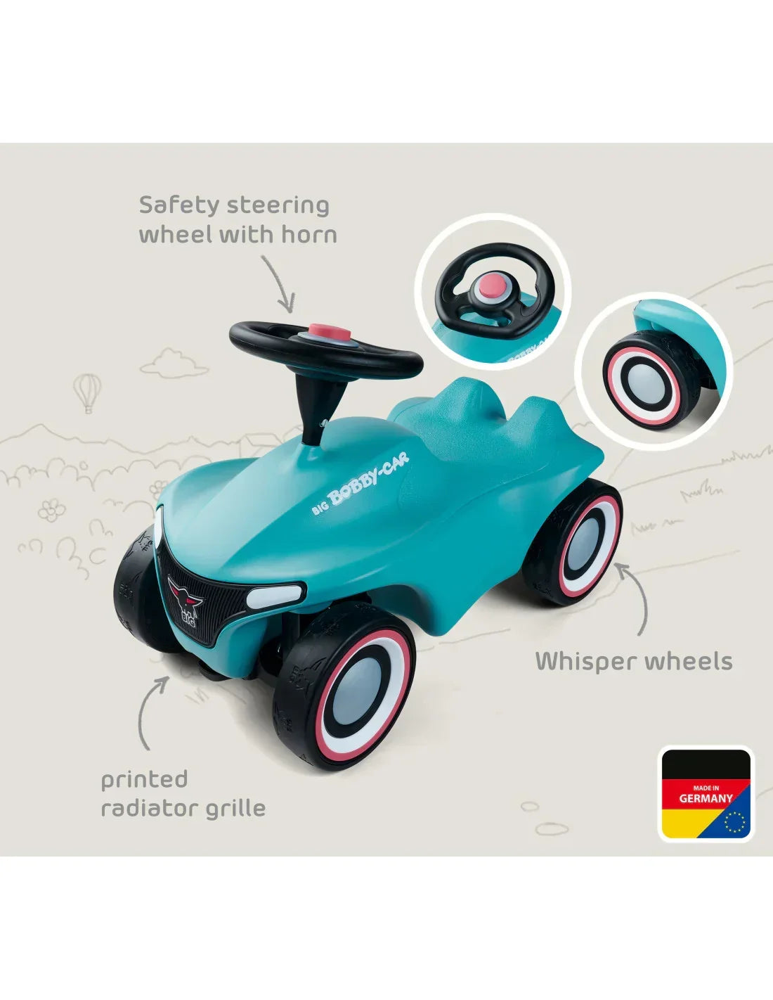 Jeździk dziecięcy dla aktywnych maluchów - zabawki-dla-dziewczynki