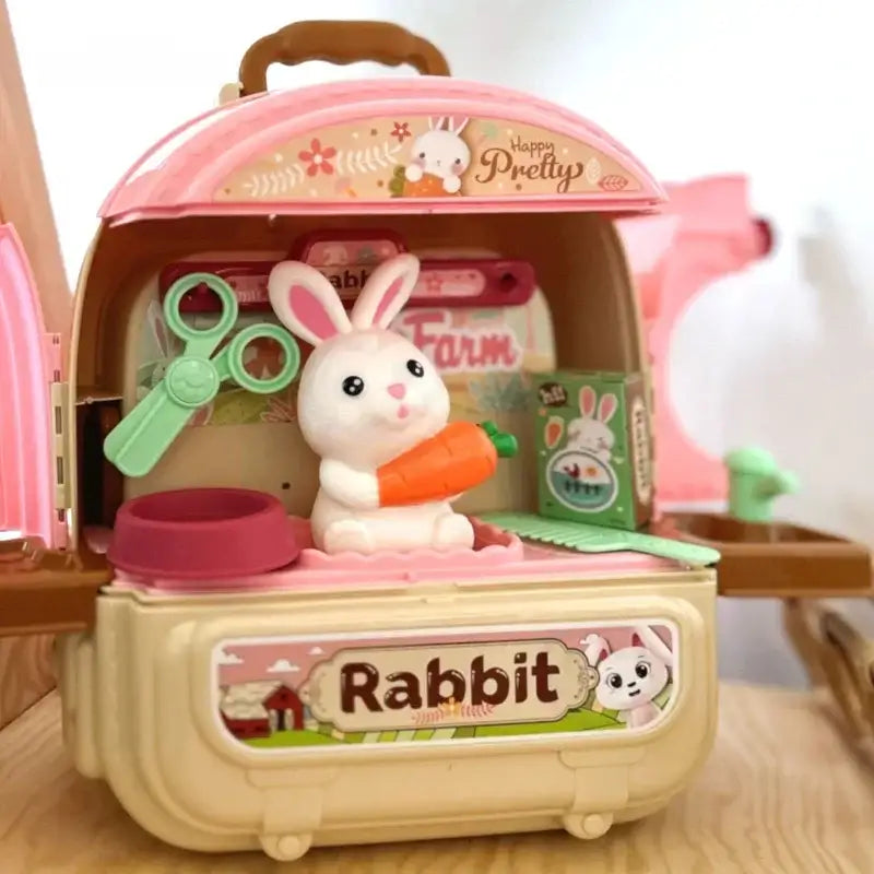 WOOPIE domek z króliczkiem i ogródkiem 3w1 dla dzieci - zabawki-dla-dziewczynki